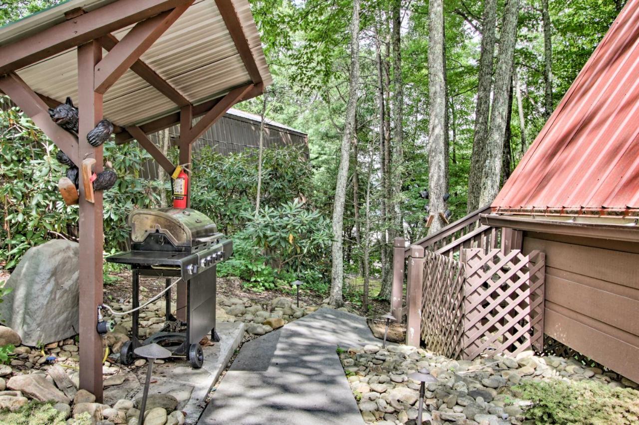 A-Frame Cabin With Hot Tub Less Than 1 Mi To Ober Gatlinburg Villa Exterior foto