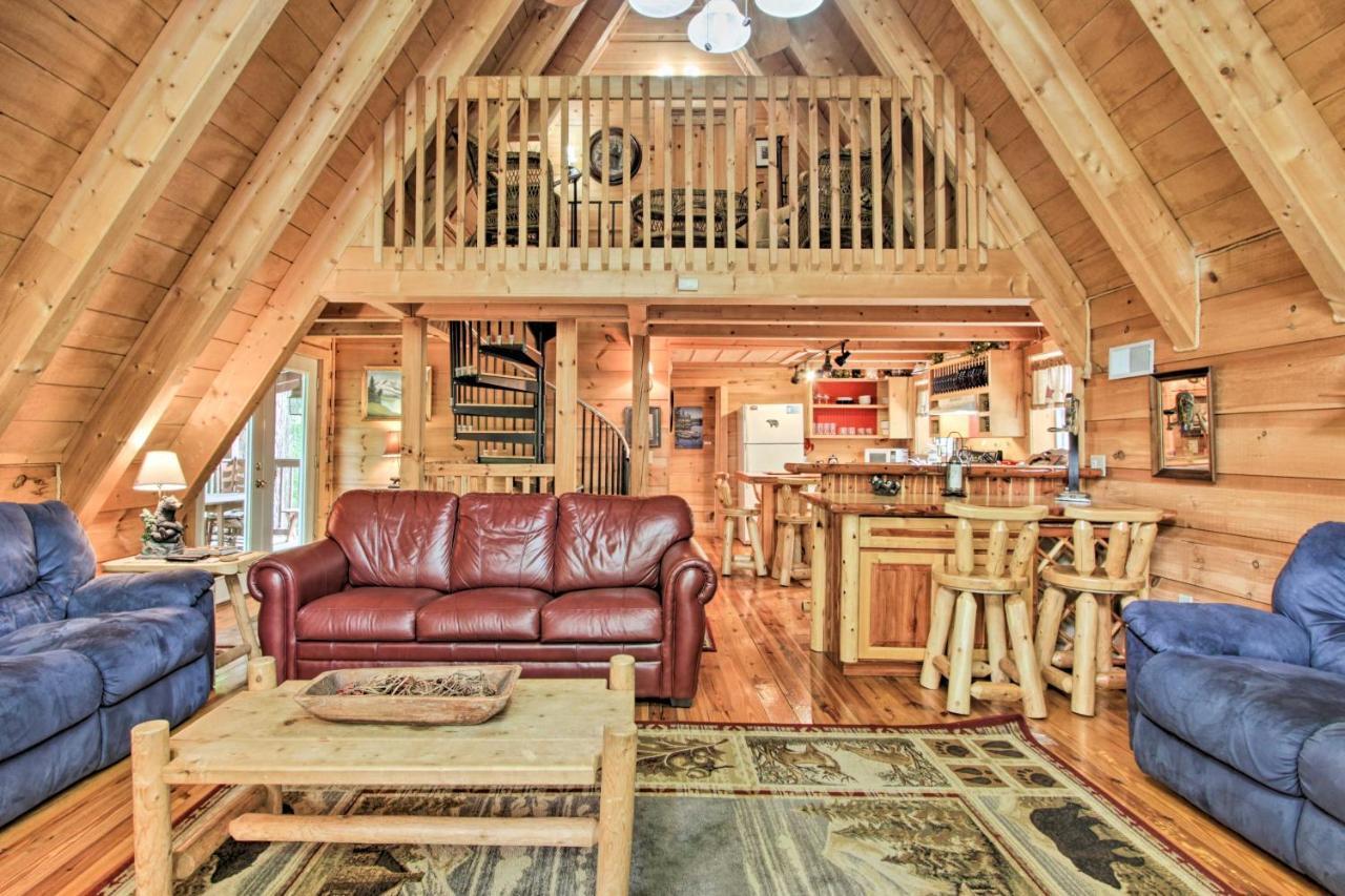 A-Frame Cabin With Hot Tub Less Than 1 Mi To Ober Gatlinburg Villa Exterior foto