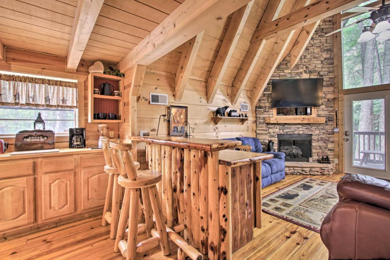 A-Frame Cabin With Hot Tub Less Than 1 Mi To Ober Gatlinburg Villa Exterior foto