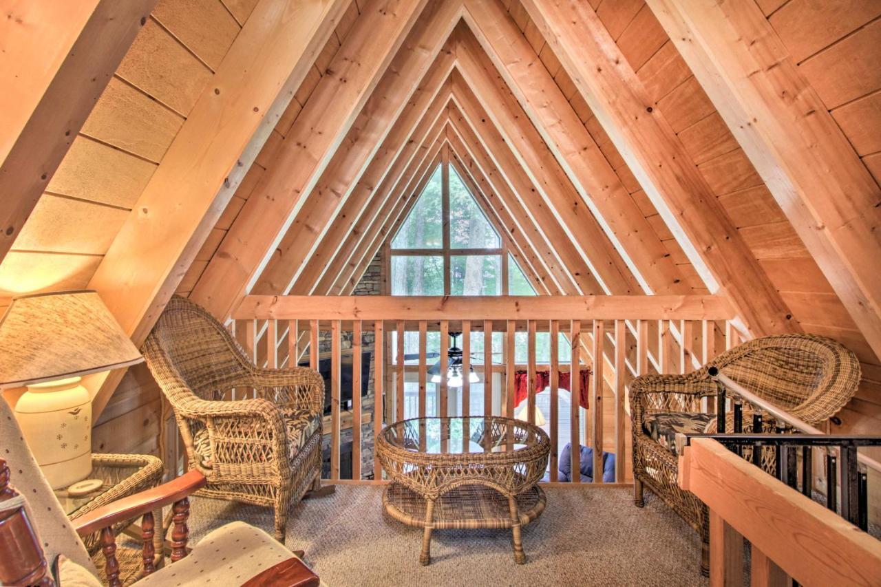 A-Frame Cabin With Hot Tub Less Than 1 Mi To Ober Gatlinburg Villa Exterior foto